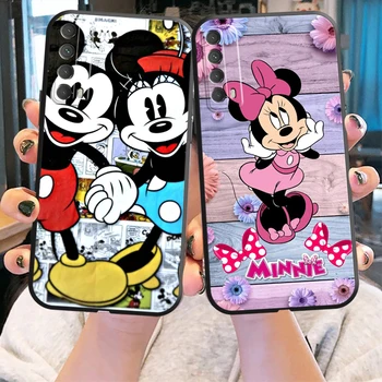 Disney Mickey Mouse Telefón puzdro Na Huawei Honor 7A 7X 8 8X 8C 9 V9 9A 9X 9 Lite 9X Lite Kvapaliny Kremíka Coque Funda