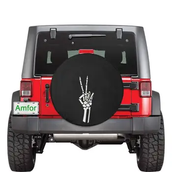 Kostra Peace Sign - Náhradné Pneumatiky Kryt pre Jeep Wrangler, Jeep Liberty, 2021 Bronco, RV, Camper - Voliteľné Záložný Fotoaparát Diera