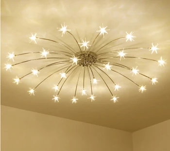 Európsky Štýl Matné Crystal Stropné svietidlo Pre Obývacia Izba, Spálňa LED Hall Hotel Luxus Ruže Lampa Domáce Osvetlenie