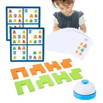 Na Schovávačku Puzzle Schovávačku Puzzle Montessori Raného Vzdelávania Vzdelávacie Hračky Mš Osvietenie Schovávačku