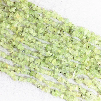 Novo zelená fluorite Nepravidelný štrk, kameň 5x7mm vysoký stupeň voľné korálky diy Šperky 35