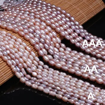 A/AA/AAA Vysoko Kvalitné Prírodné Sladkovodné Perly Oválne Voľné Korálky Pre Šperky, Takže DIY Náramok Náušnice Náhrdelník Príslušenstvo
