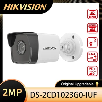 Hikvision DS-2CD1023G0-IUF 2MP Pevné Bullet Siete H. 265+ CCTV Kamery 30 m IR Onvif Vstavaný mikrofón SD Kartu DS-2CD1023G0E-I