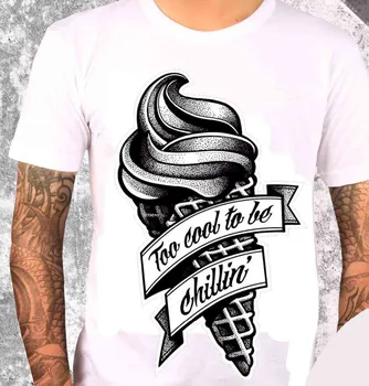 Módne Leto Mužov Značky Oblečenie Letné Topy Hip Hop T-Shirt Tetovanie Tradičné Uomo Gelato Estate 2016 -Personalizované Košele