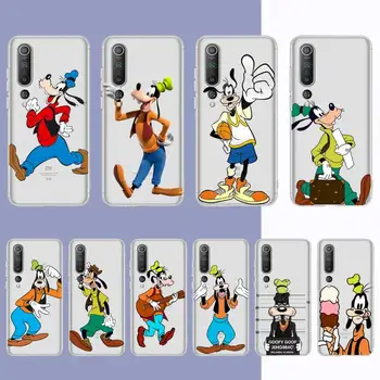 Disney Goofy Psa Telefón puzdro pre Samsung S10 S20 lite S21 plus pre Redmi Note8 9pro pre Huawei P20 Jasné Prípade