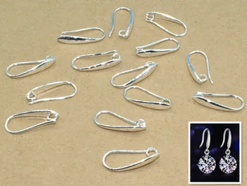 High-end kvalitu 100ks /veľa 925 sterling silver plavidlá, náušnice nájsť DIY šperky v uchu náušnice príslušenstvo