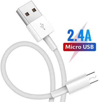 Micro USB Kábel 2.4 Rýchle Nabíjanie Pre Xiao Redmi Note5 Pro Android Mobilný Telefón, Dátový Kábel pre Samsung Micro Nabíjačka 1m 2m 3m