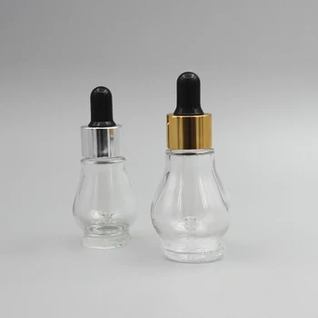 20ml sklenené fľaše kvapkadla luxusné zem tvar esenciálny olej, fľaša s kvapkadlom