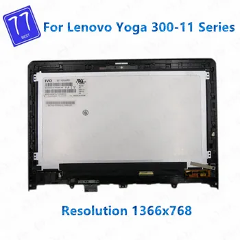 11.6 palce Pre Lenovo Yoga 300-11 Jogy 300-11IBR JOGY 300-11IBY 80M0007QGE NOVÝ LCD Displej Dotykový Digitalizátorom. Montáž S Rámčekom