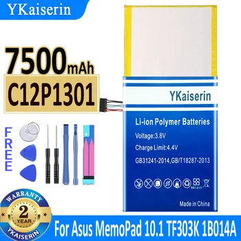 7500mAh YKaiserin Batérie C12P1301 Pre ASUS MEMO PAD K00A (ME302C) 10.1