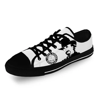 Chuck Norris Nízkej Top Tenisky Pánske Dámske Teenager Bežné Plátno Topánky Čierne Topánky, 3D Vytlačené Priedušná Ľahké Topánky