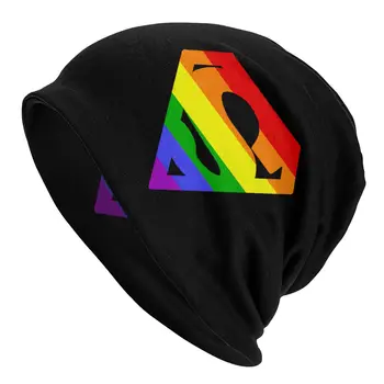 LGBT Skullies Čiapky Pride Bisexuálne Lesbičiek Gay Rainbow Harajuku Klobúk Ulici Unisex Čiapky Letné Hlavu Zábal Kapoty Pletené Klobúk