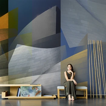 3D Tapety Moderný Minimalistický Abstraktné Geometrické Umenie Vzor, TV joj, nástenná maľba Domova pre Obývacia Izba, Spálňa
