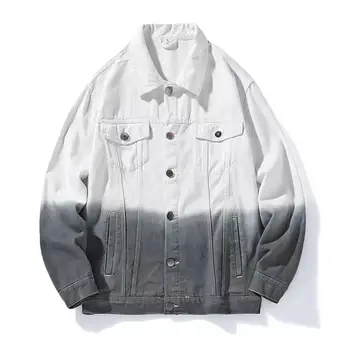 Populárne Umývateľný Singel Svojim Denim Jacket Denim Kabát Na Jeseň Obliekanie